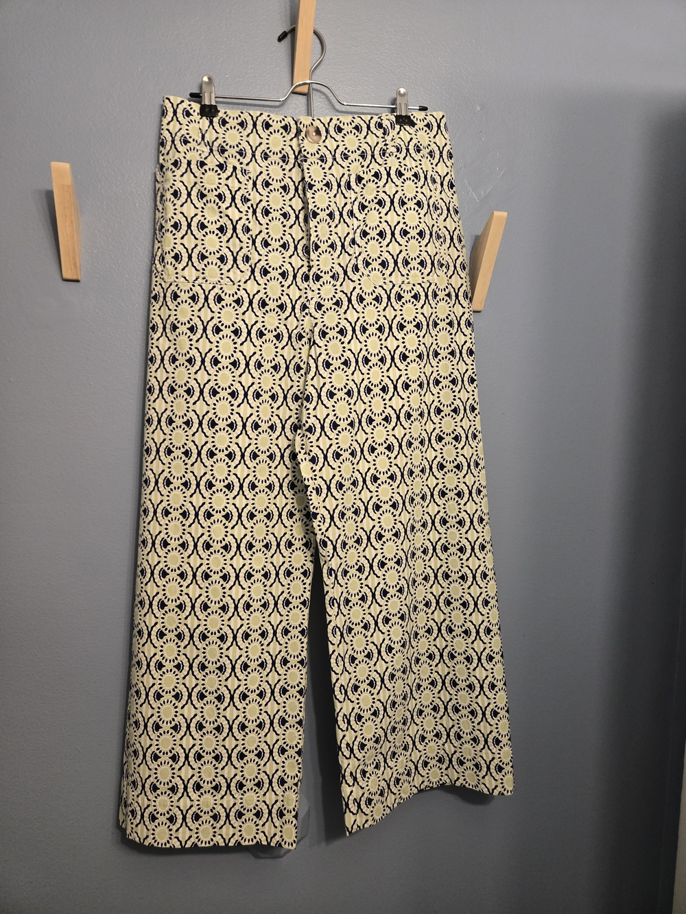The Collete Maeve Wide Leg Patterned Pants